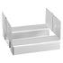 6x6 Post Base 10 Pcs, Inner Size 5.49x5.57inch/139.5x141.5mm Concrete Post Anchor, Heavy-Duty Zinc-Plated Carbon Steel Posts Brackets with 1 Inch Standoff Elevation, for Concrete Pergolas Patio