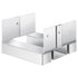 6x6 Post Base 10 Pcs, Inner Size 5.49x5.57inch/139.5x141.5mm Concrete Post Anchor, Heavy-Duty Zinc-Plated Carbon Steel Posts Brackets with 1 Inch Standoff Elevation, for Concrete Pergolas Patio
