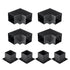 Pergola Bracket Kit 152.4 x 152.4 mm, 8pcs 3-Way Heavy Duty Corner Bracket Woodworks DIY Post Base, Easy Installation Wooden Beams for Gazebos, Patio Pergolas, Log Cabin Outdoor Pergola Hardware