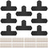 Black T Mending Plate T-shape 8 PCs 6" Flat Connector Post to Beam Bracket