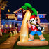 Jingle Jollys Christmas Inflatable Santa Guitar 2.1M Led Illuminated Decorations | Outdoorium