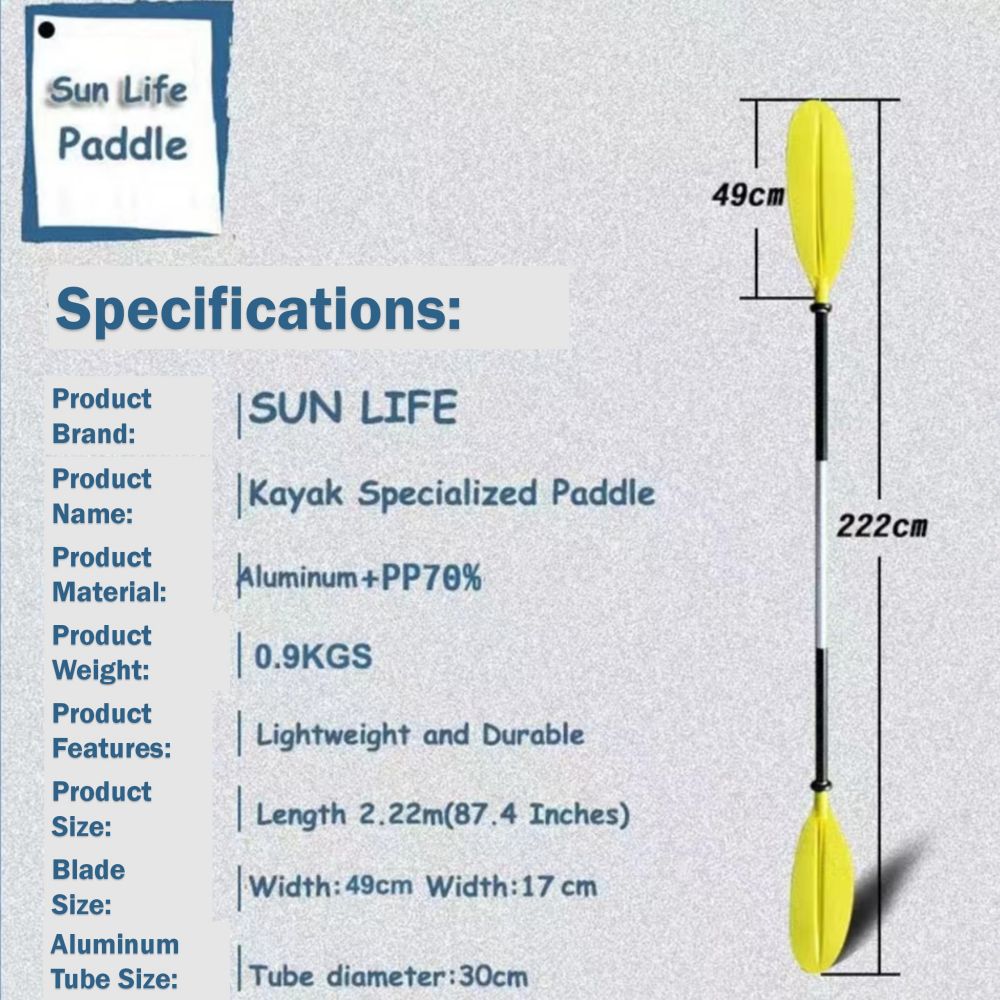 Adjustable Paddles For Kayak SUP Board Watersport - Outdoorium