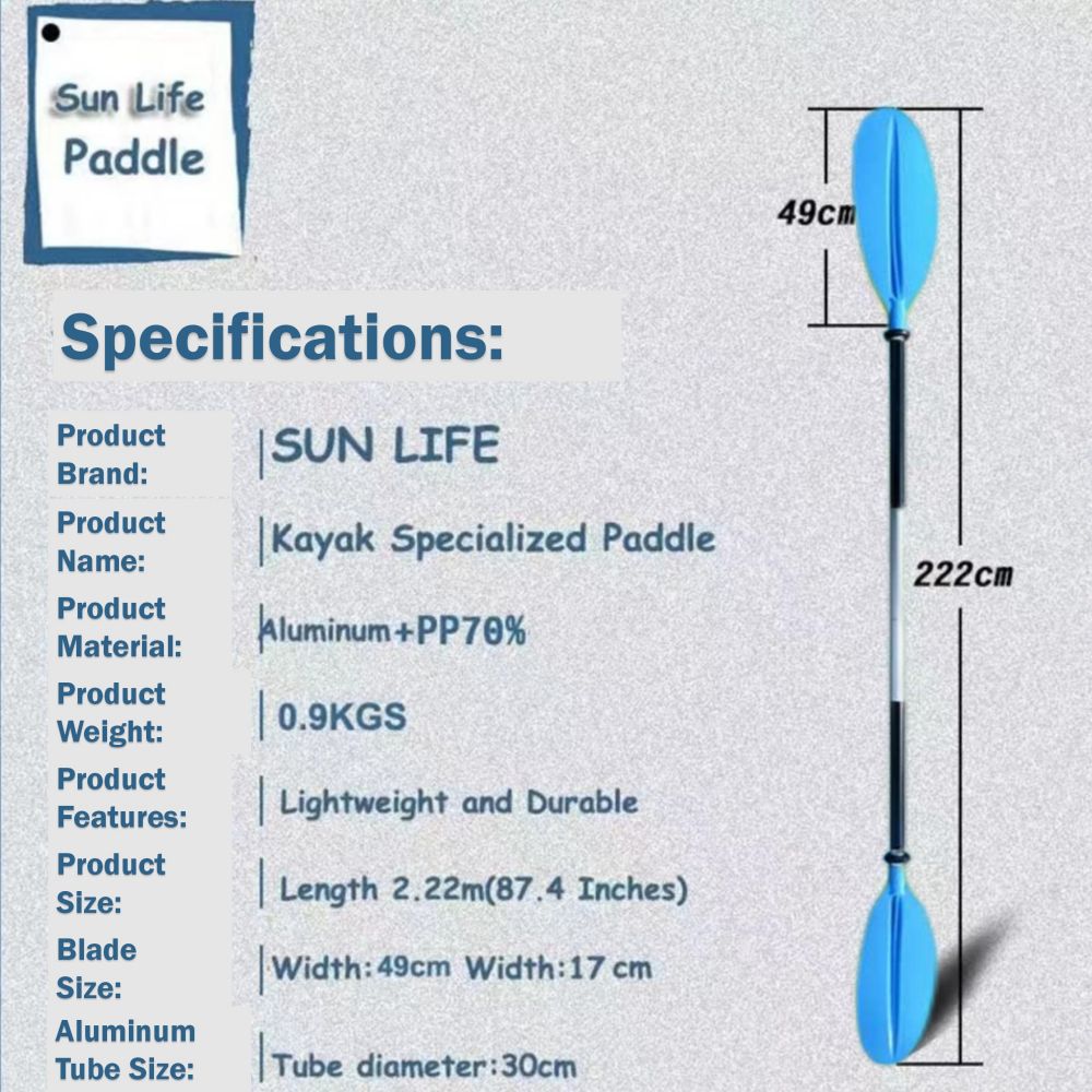 Adjustable Paddles For Kayak SUP Board Watersport - Outdoorium