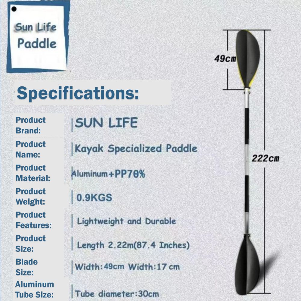 Adjustable Paddles For Kayak SUP Board Watersport - Outdoorium