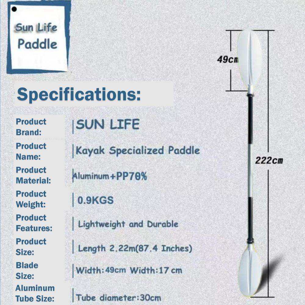 Adjustable Paddles For Kayak SUP Board Watersport - Outdoorium