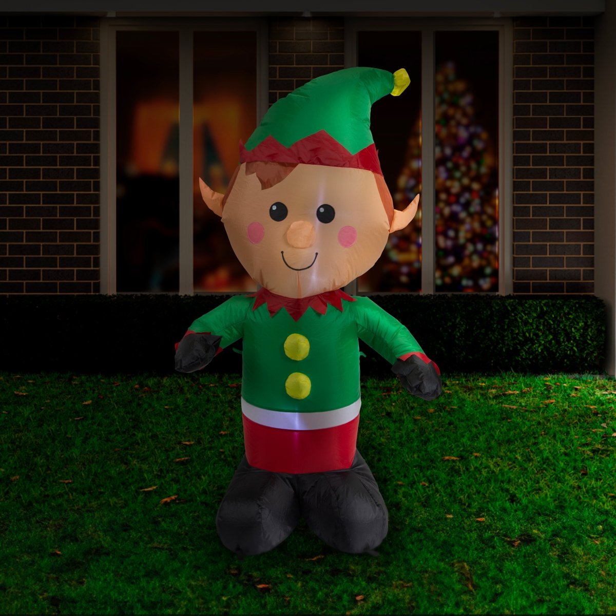 Airpower Christmas Character 120cm Assorted - Elf - Outdoorium