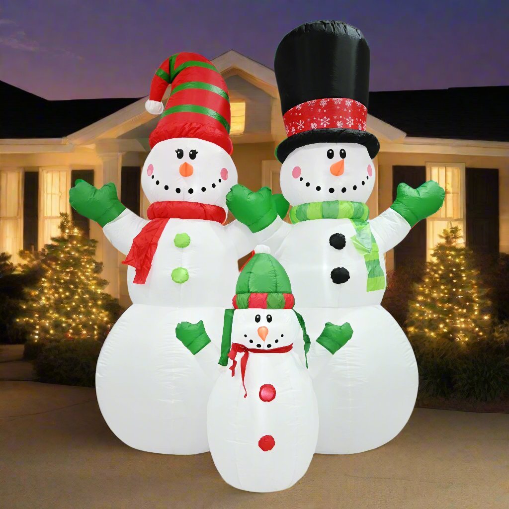 Airpower Snowman Family 3 pieces 240cm - Outdoorium