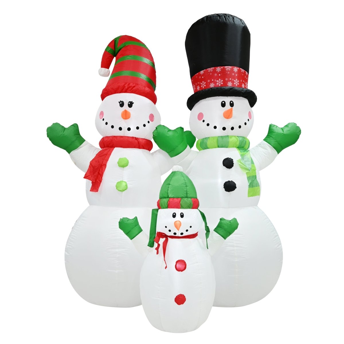 Airpower Snowman Family 3 pieces 240cm - Outdoorium