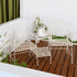 Alberche Outdoor 2 Person Lounge Set | Furniture > Outdoor > Outdoor Sofas & Lounge Sets