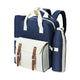 Alfresco 4 Person Picnic Basket Set Backpack Bag Insulated Blue | Outdoorium