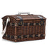 Alfresco 4 Person Picnic Basket Set Insulated Storage Blanket - Outdoorium