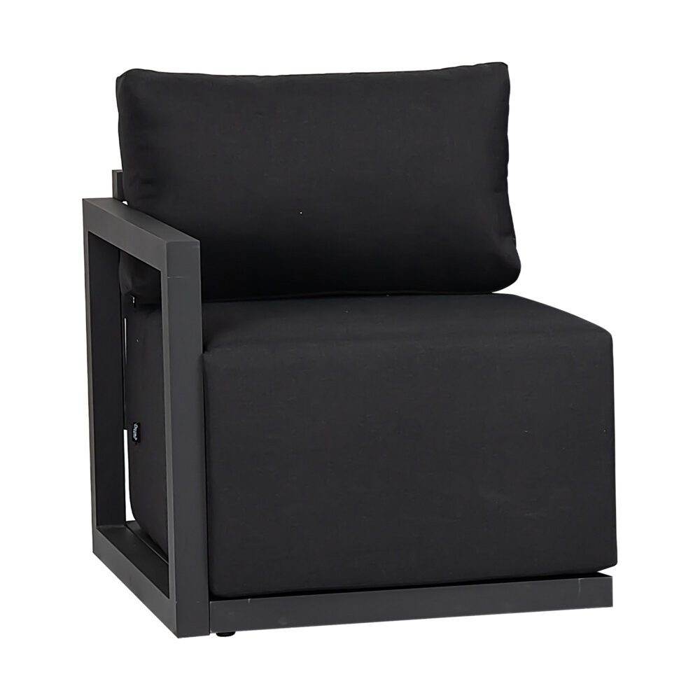 Alfresco 5 - Seater Deep - Seated Patio Set – Charcoal Grey | Outdoorium