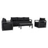 Alfresco 5 - Seater Deep - Seated Patio Set – Charcoal Grey | Outdoorium