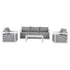 Alfresco 5 - Seater Deep - Seated Patio Set – Charcoal Grey | Outdoorium
