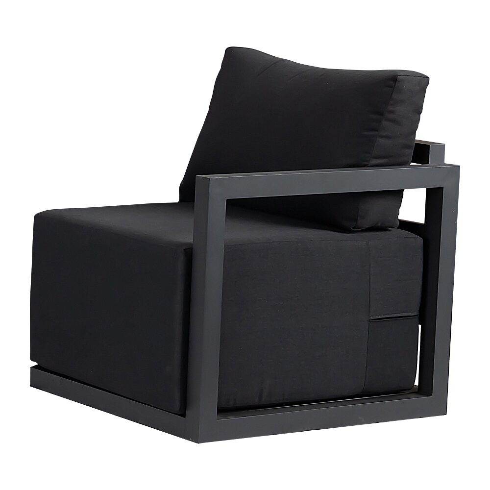 Alfresco 5 - Seater Deep - Seated Patio Set – Charcoal Grey | Outdoorium