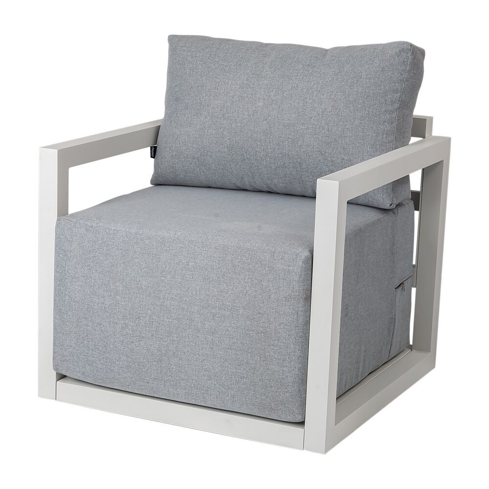 Alfresco 7 - Seat Garden Lounge Set – Charcoal Grey - Outdoorium