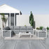 Alfresco 7-Seat Garden Lounge Set – White | Furniture > Outdoor