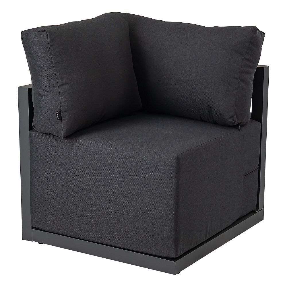 Alfresco Contemporary All-Weather Lounge Set – Charcoal Grey | Furniture > Outdoor