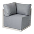 Alfresco Contemporary All-Weather Lounge Set – White | Furniture > Outdoor