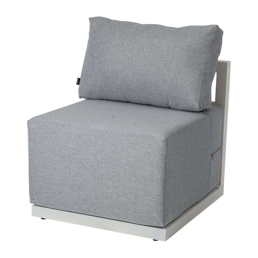 Alfresco Contemporary All-Weather Lounge Set – White | Furniture > Outdoor
