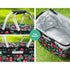 Alfresco Picnic Basket Folding Bag Hamper Insulated Storage Food Cover - Outdoorium