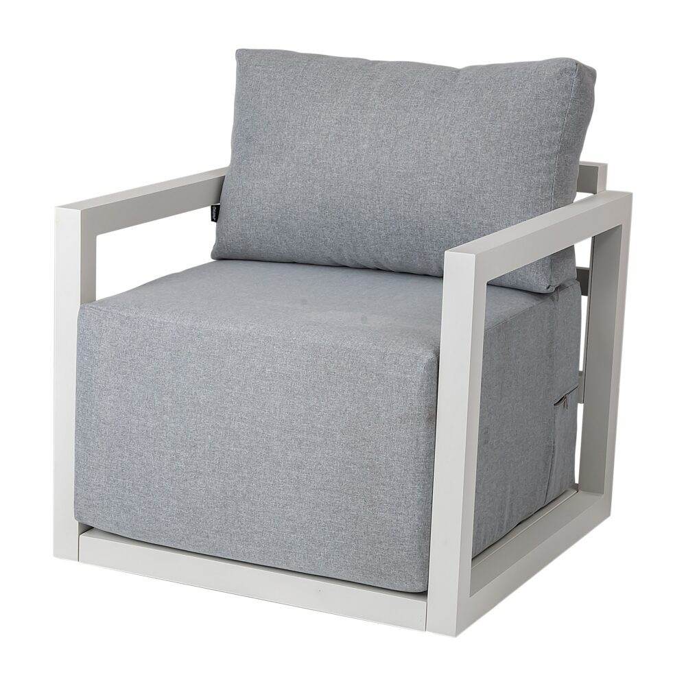 Alfresco Serenity Outdoor Lounge Set – Charcoal Grey | Outdoorium