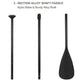 Alloy Adjustable 2 - part SUP Paddle Stand Up Paddle Board Edge Guard 160 - 215cm Double | Outdoorium