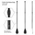 Alloy Adjustable 2 - part SUP Paddle Stand Up Paddle Board Edge Guard 160 - 215cm Double | Outdoorium