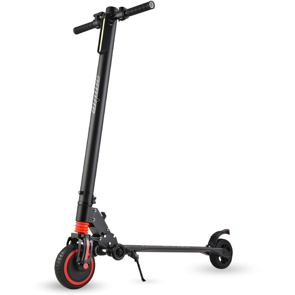 ALPHA Carbon Gen III 250W 10Ah Electric Scooter Suspension, for Adults or Teens, Black/Red - Outdoorium