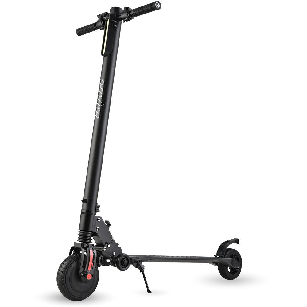 ALPHA Carbon Gen III Ultra - light 300W 10Ah Electric Scooter Suspension, for Adults or Teens, Black/Red - Outdoorium