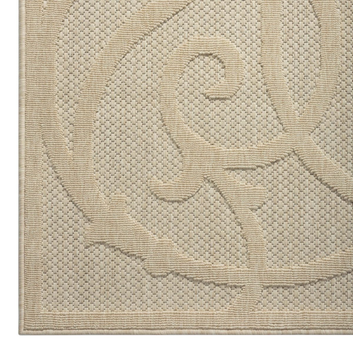 Alpha Outdoor Rug - Cream - 120x170 - Outdoorium