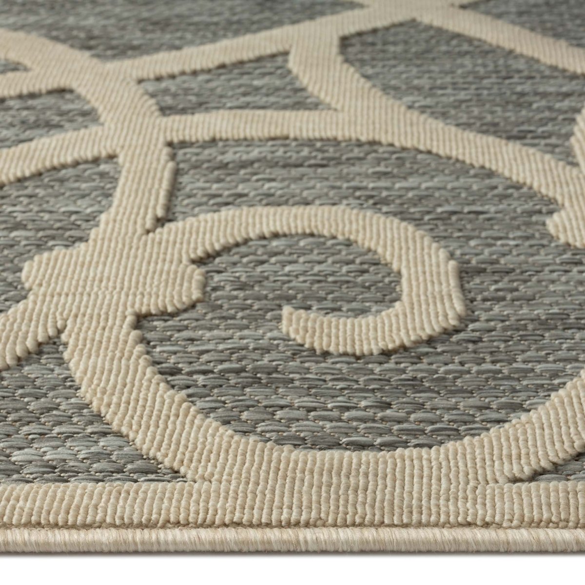 Alpha Outdoor Rug - Grey - 120x170 - Outdoorium