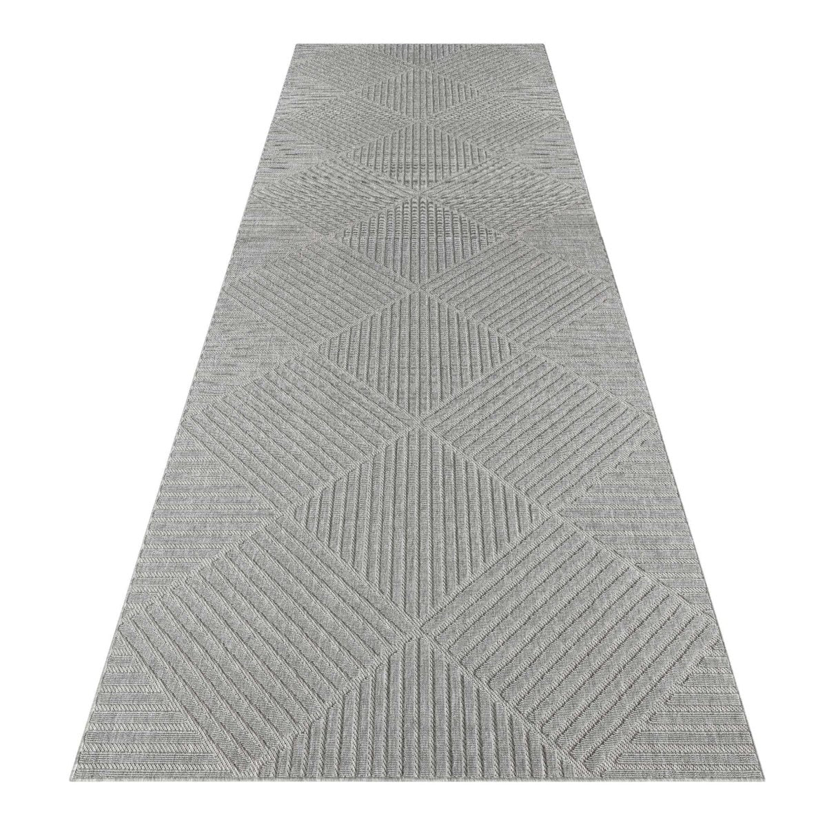 Alpha Outdoor Rug - Light Grey - 120x170 - Outdoorium