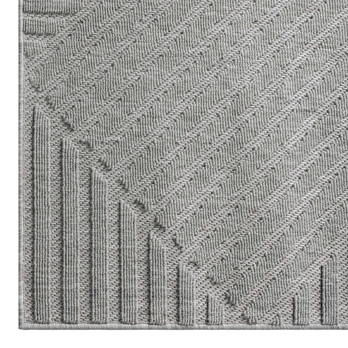 Alpha Outdoor Rug - Light Grey - 300x400 - Outdoorium