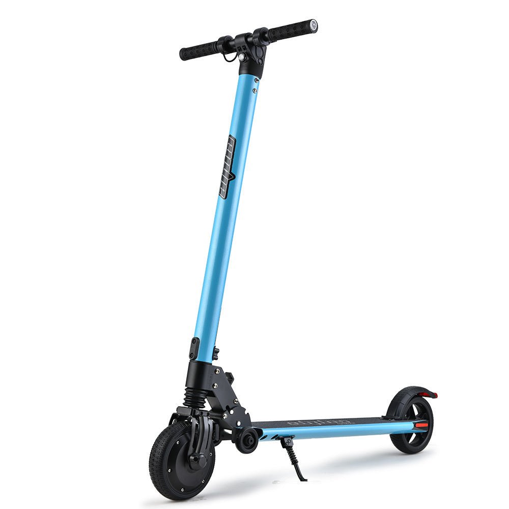 ALPHA Peak Electric Scooter 300W Power Up to 25km/h Adult Teens E - Scooter Easy Fold, Blue - Outdoorium