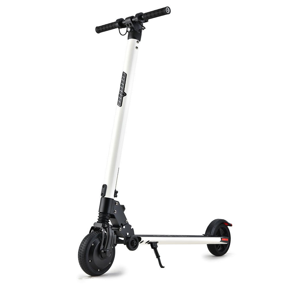 ALPHA Peak Electric Scooter 300W Power Up to 25km/h Adult Teens E - Scooter Easy Fold, White - Outdoorium