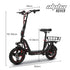 ALPHA Rover Electric Scooter with Seat, 500W 48V 25km/h 30km Range, 14 - inch Tyres, Motorised Commuter eScooter for Adults, Black | Outdoorium