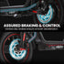 ALPHA Rover Electric Scooter with Seat, 500W 48V 25km/h 30km Range, 14 - inch Tyres, Motorised Commuter eScooter for Adults, Black | Outdoorium