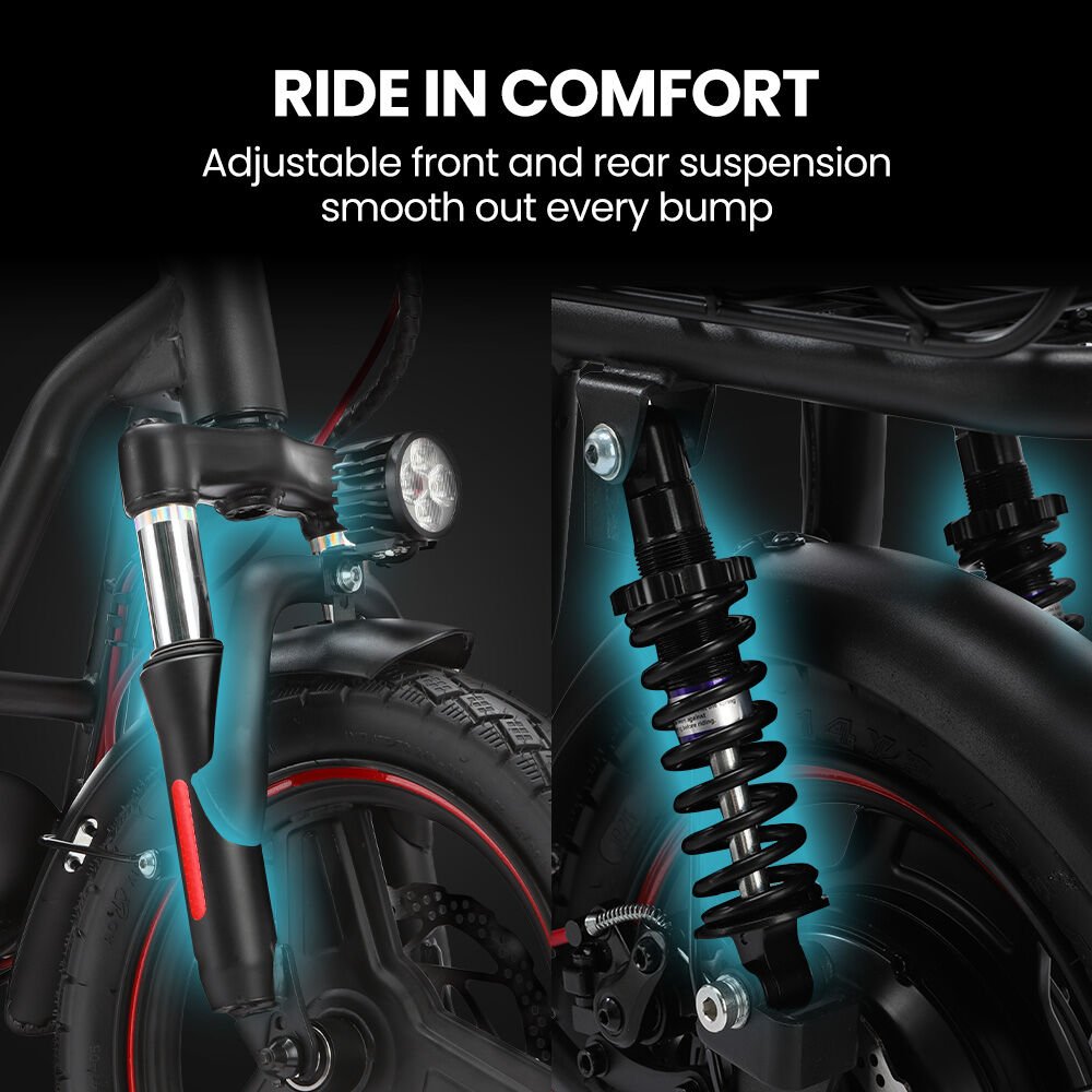 ALPHA Rover Electric Scooter with Seat, 500W 48V 25km/h 30km Range, 14 - inch Tyres, Motorised Commuter eScooter for Adults, Black | Outdoorium