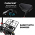 ALPHA Rover Electric Scooter with Seat, 500W 48V 25km/h 30km Range, 14 - inch Tyres, Motorised Commuter eScooter for Adults, Black | Outdoorium