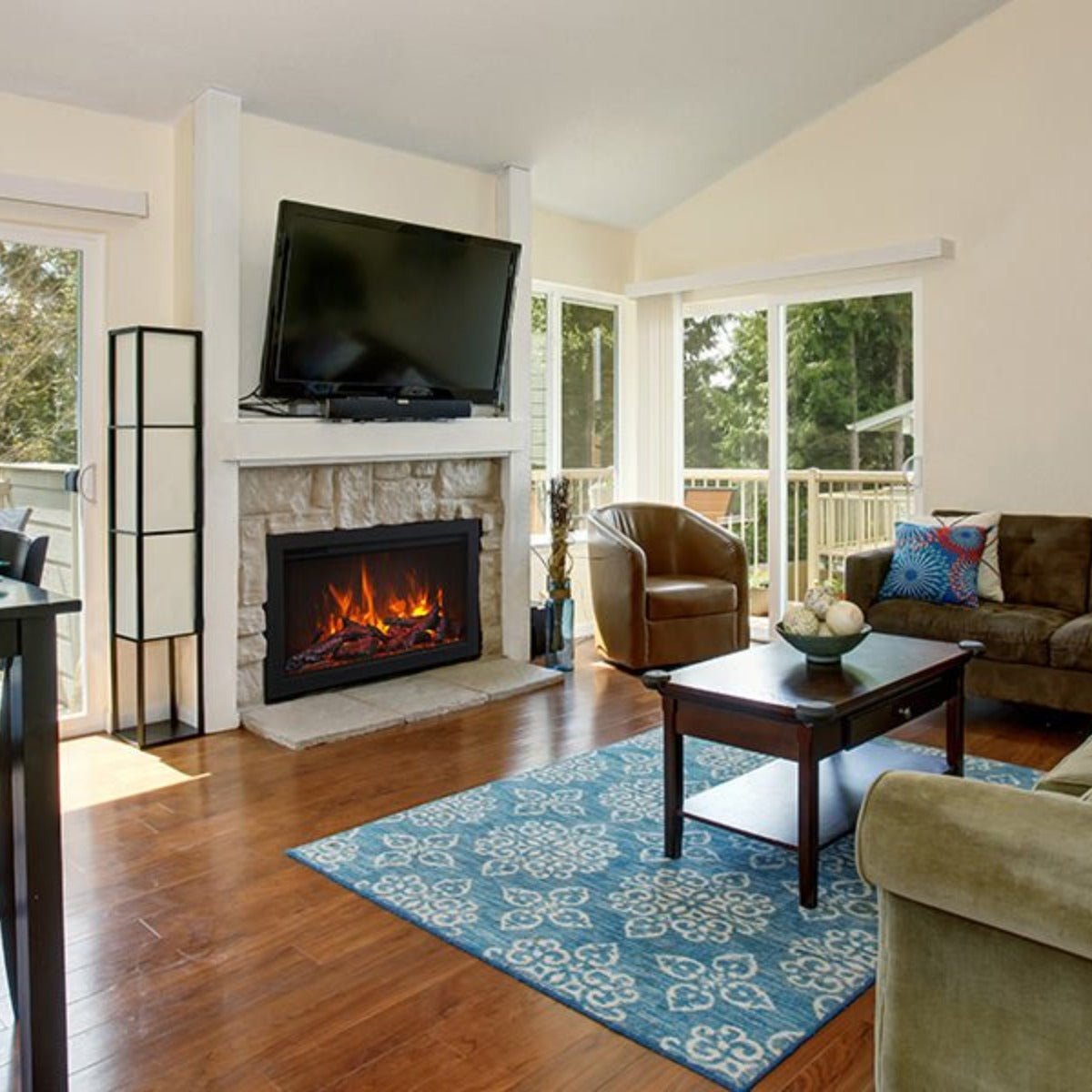 Amantii TRD Smart Electric Fireplace – Traditional Built - In Series - Outdoorium