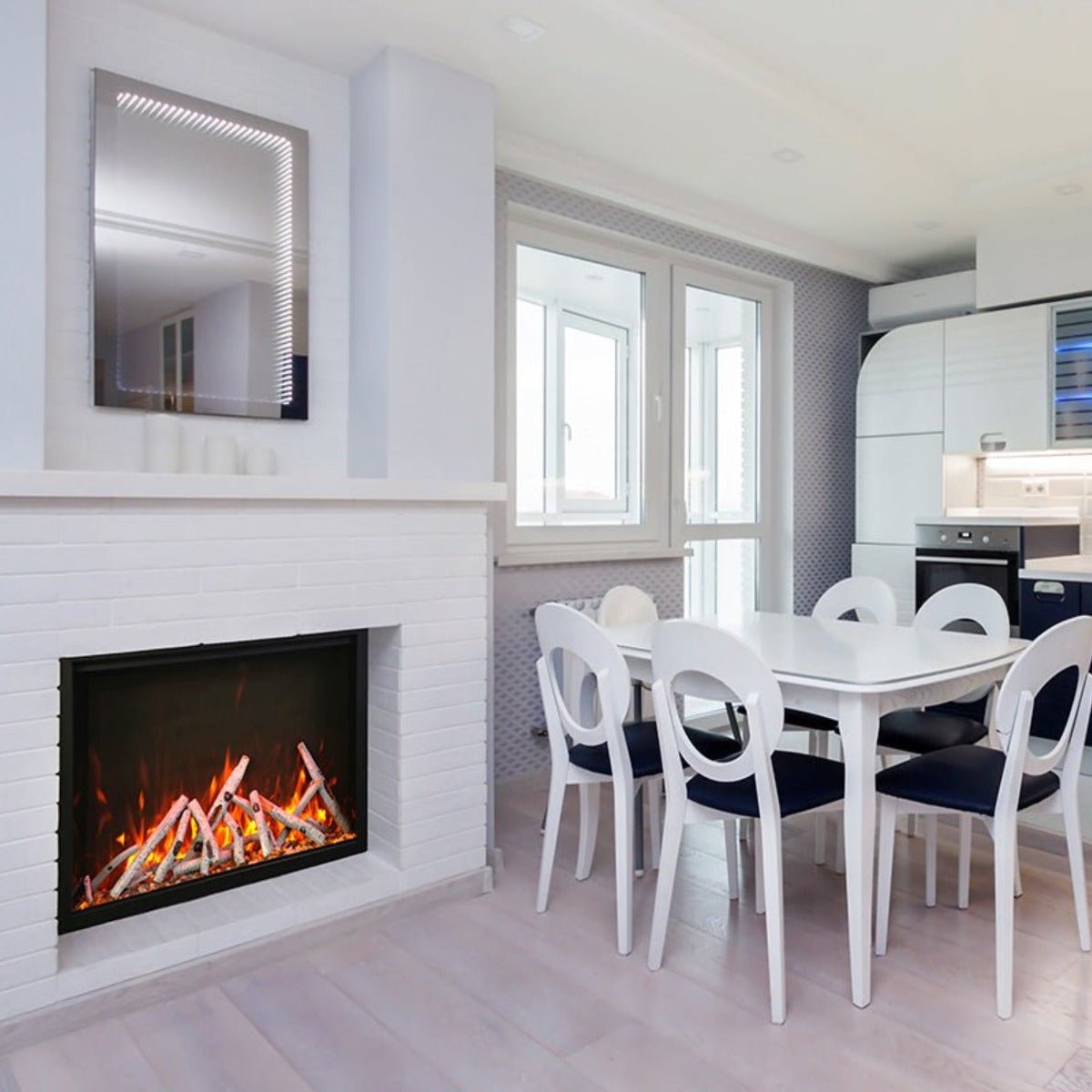 Amantii TRD Smart Electric Fireplace – Traditional Built - In Series - Outdoorium
