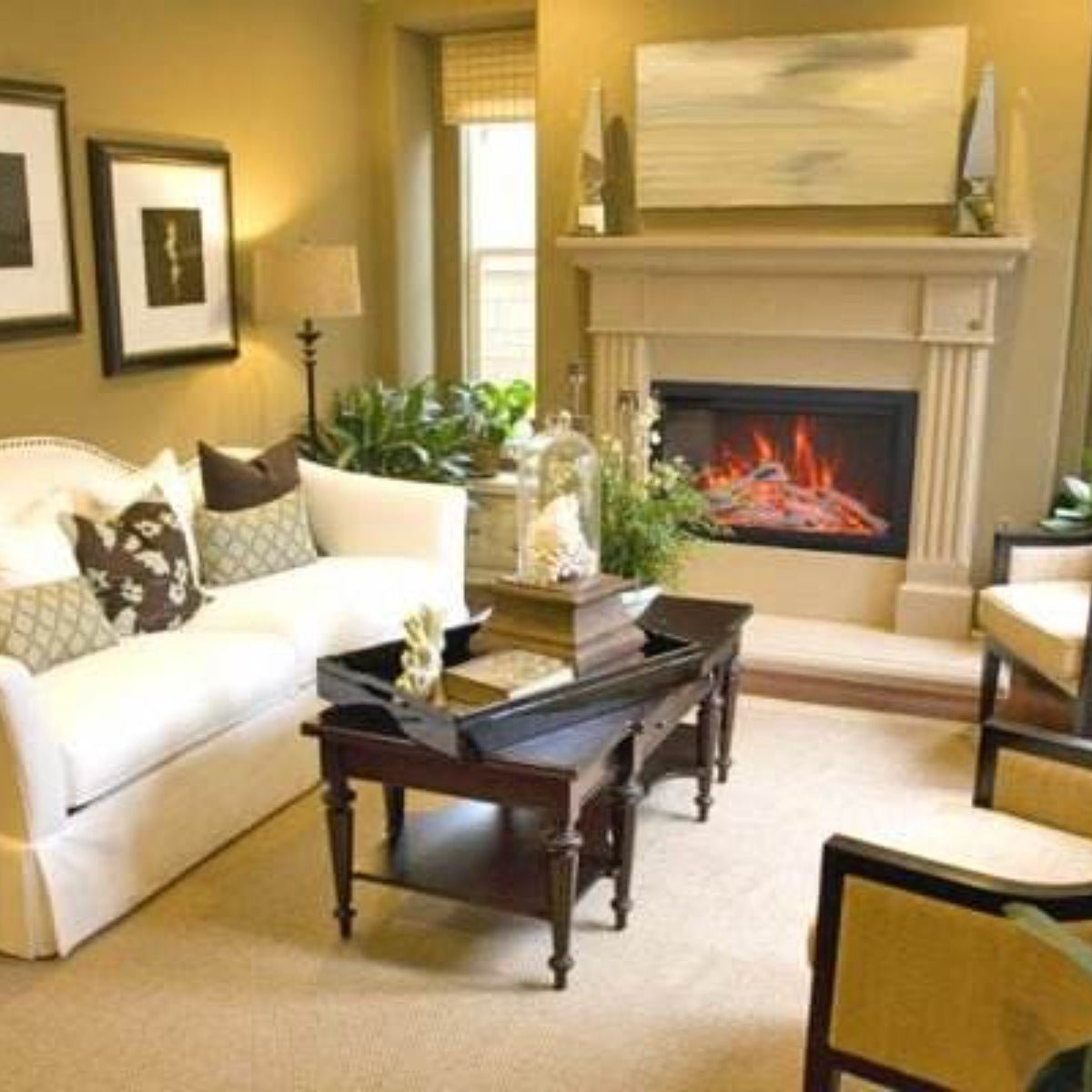 Amantii TRD Smart Electric Fireplace – Traditional Built - In Series - Outdoorium