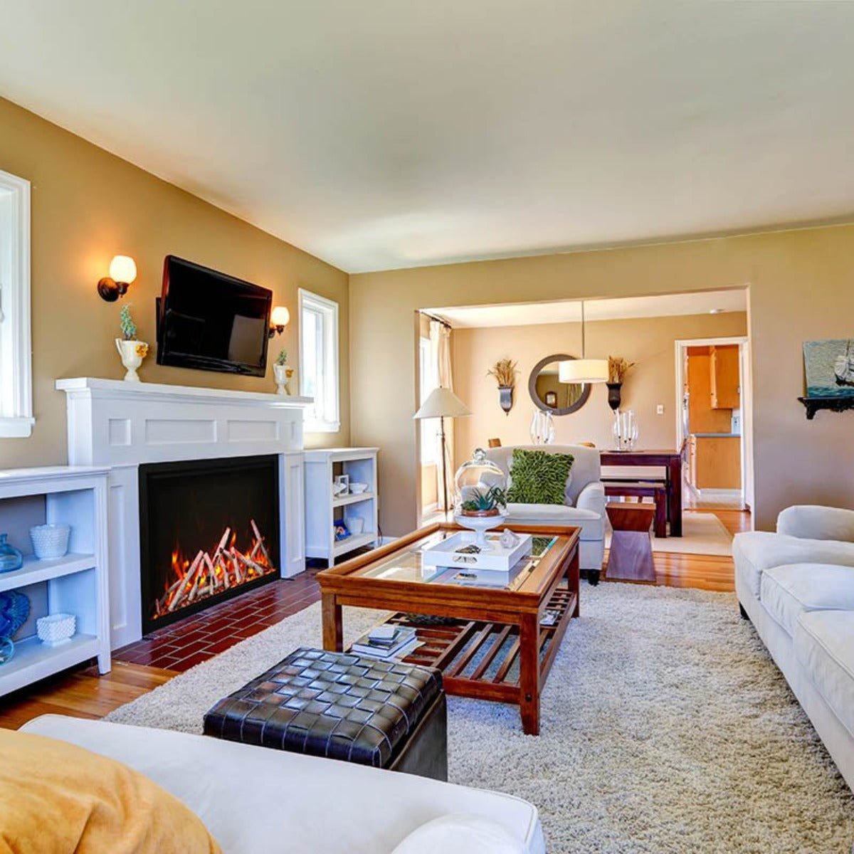 Amantii TRD Smart Electric Fireplace – Traditional Built - In Series | Outdoorium