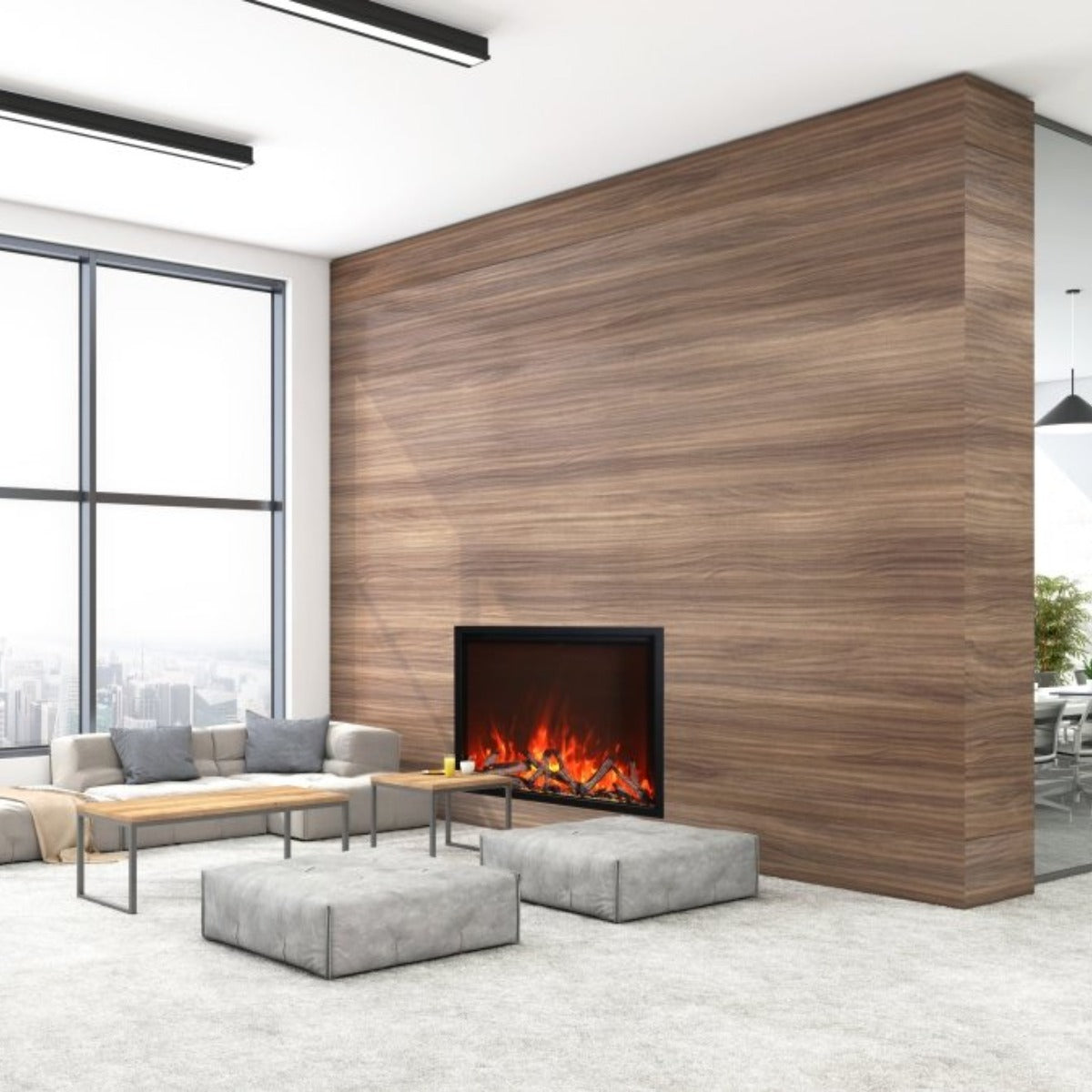 Amantii TRD Smart Electric Fireplace – Traditional Built-In Series