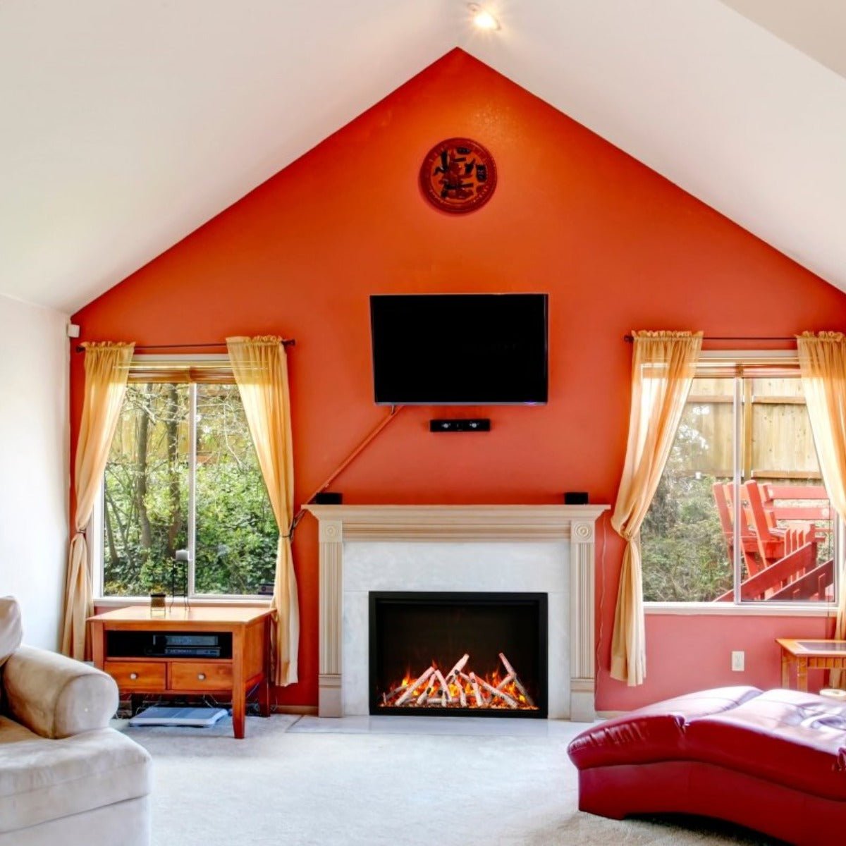 Amantii TRD Smart Electric Fireplace – Traditional Built - In Series - Outdoorium