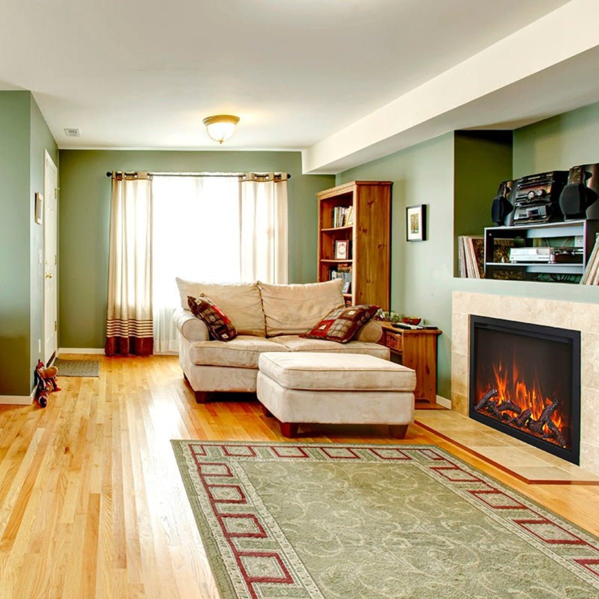 Amantii TRD Smart Electric Fireplace – Traditional Built - In Series - Outdoorium
