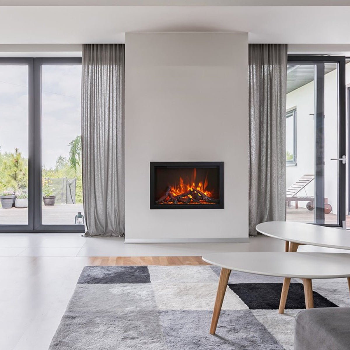 Amantii TRD Smart Electric Fireplace – Traditional Built - In Series - Outdoorium