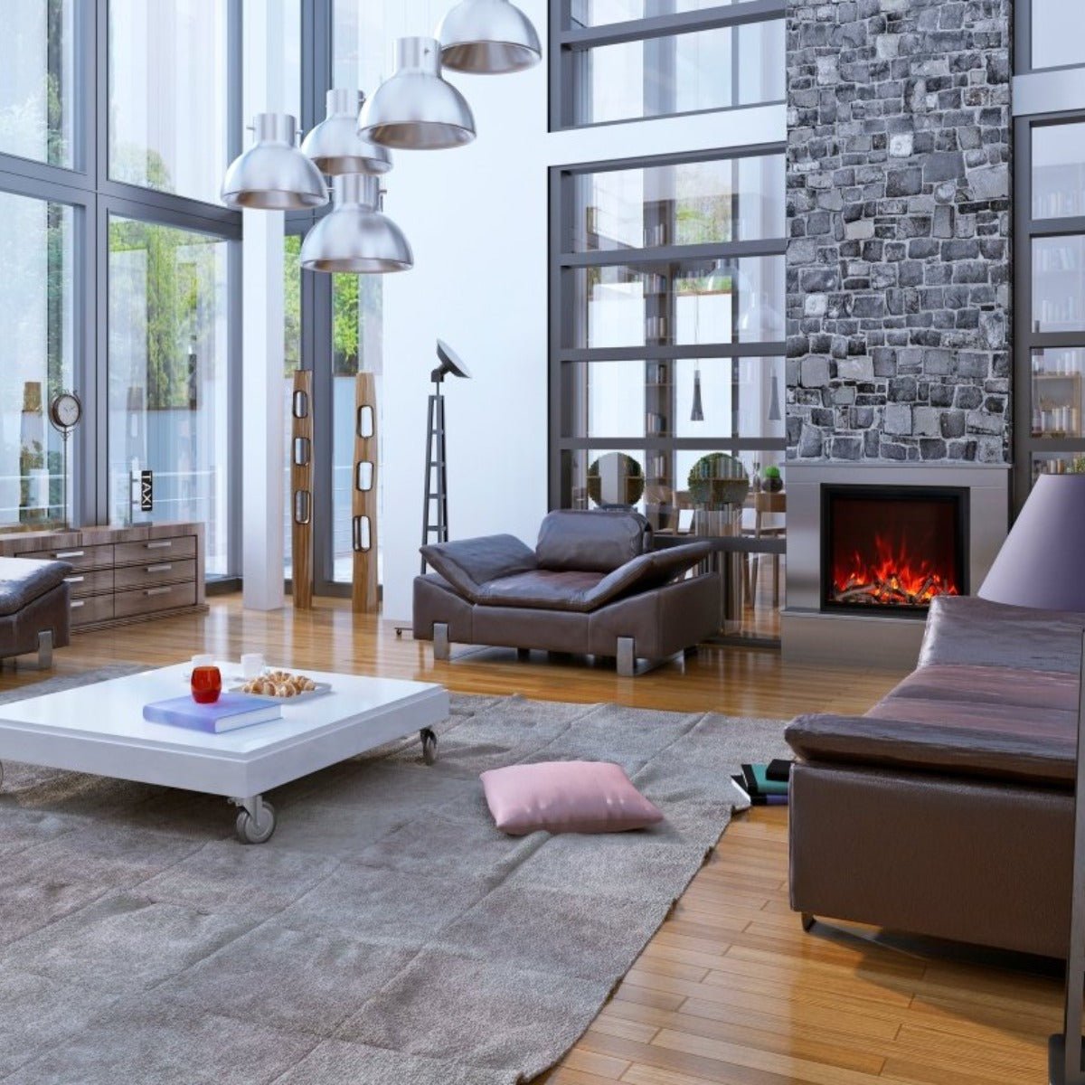 Amantii TRD Smart Electric Fireplace – Traditional Built - In Series - Outdoorium