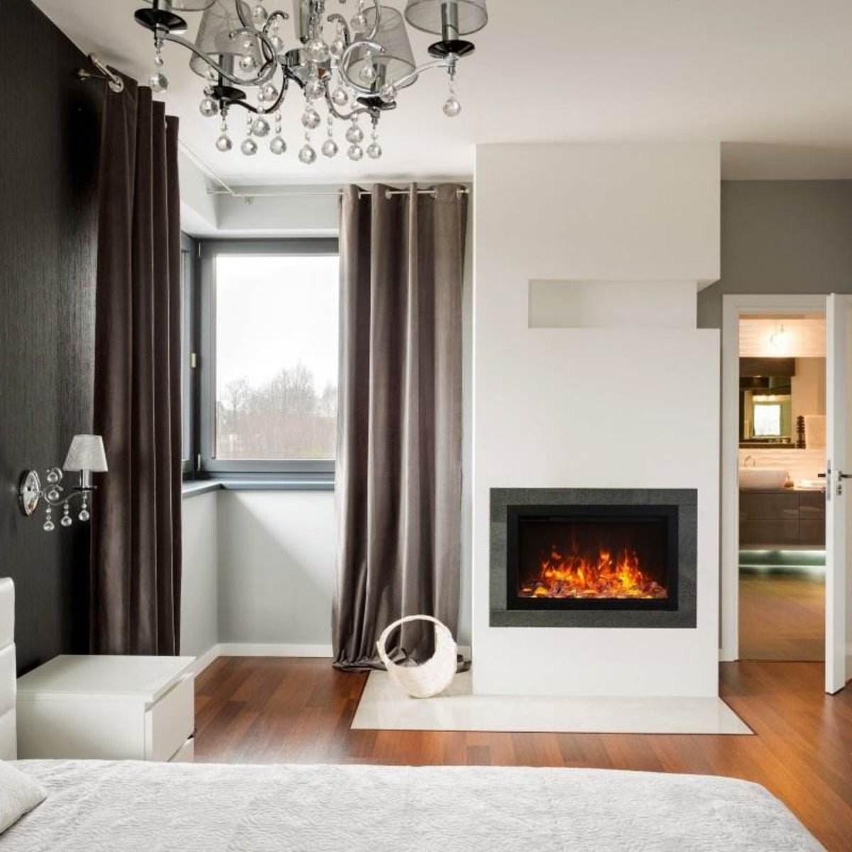 Amantii TRD Smart Electric Fireplace – Traditional Built - In Series - Outdoorium